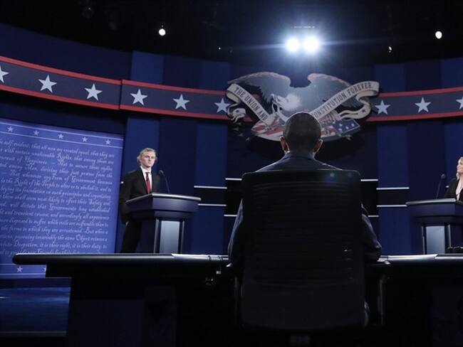 Todo listo para el debate Cliton - Trump. Foto: Agencia EFE