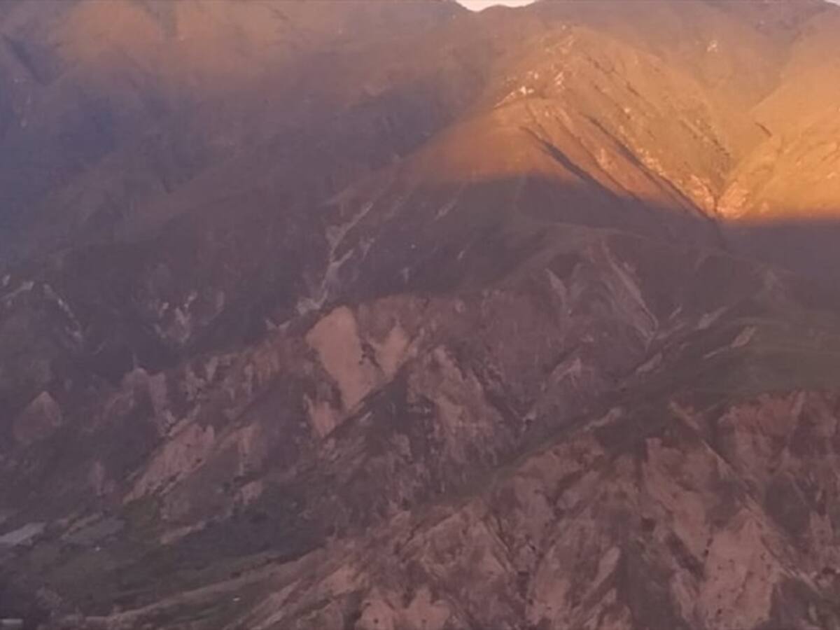 Rescataron a hombre que cayó al abismo en el Cañón del Chicamocha