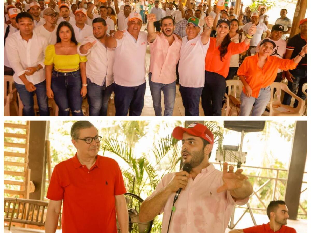 Liberales y movimiento 'Jattinista' se unen en Lorica para apoyar a Erasmo Zuleta
