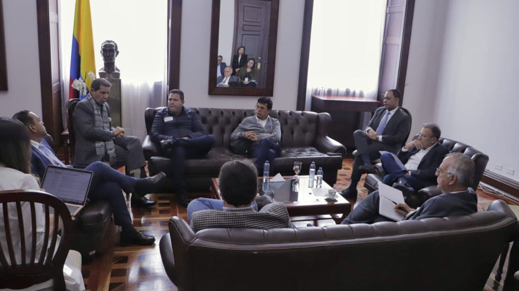 Reunión en Bogotá/ Foto: Alcaldía de Plato