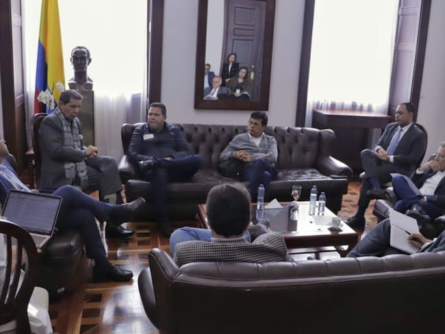 Reunión en Bogotá/ Foto: Alcaldía de Plato