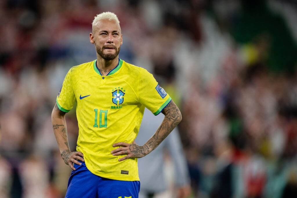 Neymar tras el partido frente a Croacia en el Mundial de Qatar 2022. Foto: Marvin Ibo Guengoer - GES Sportfoto/Getty Images