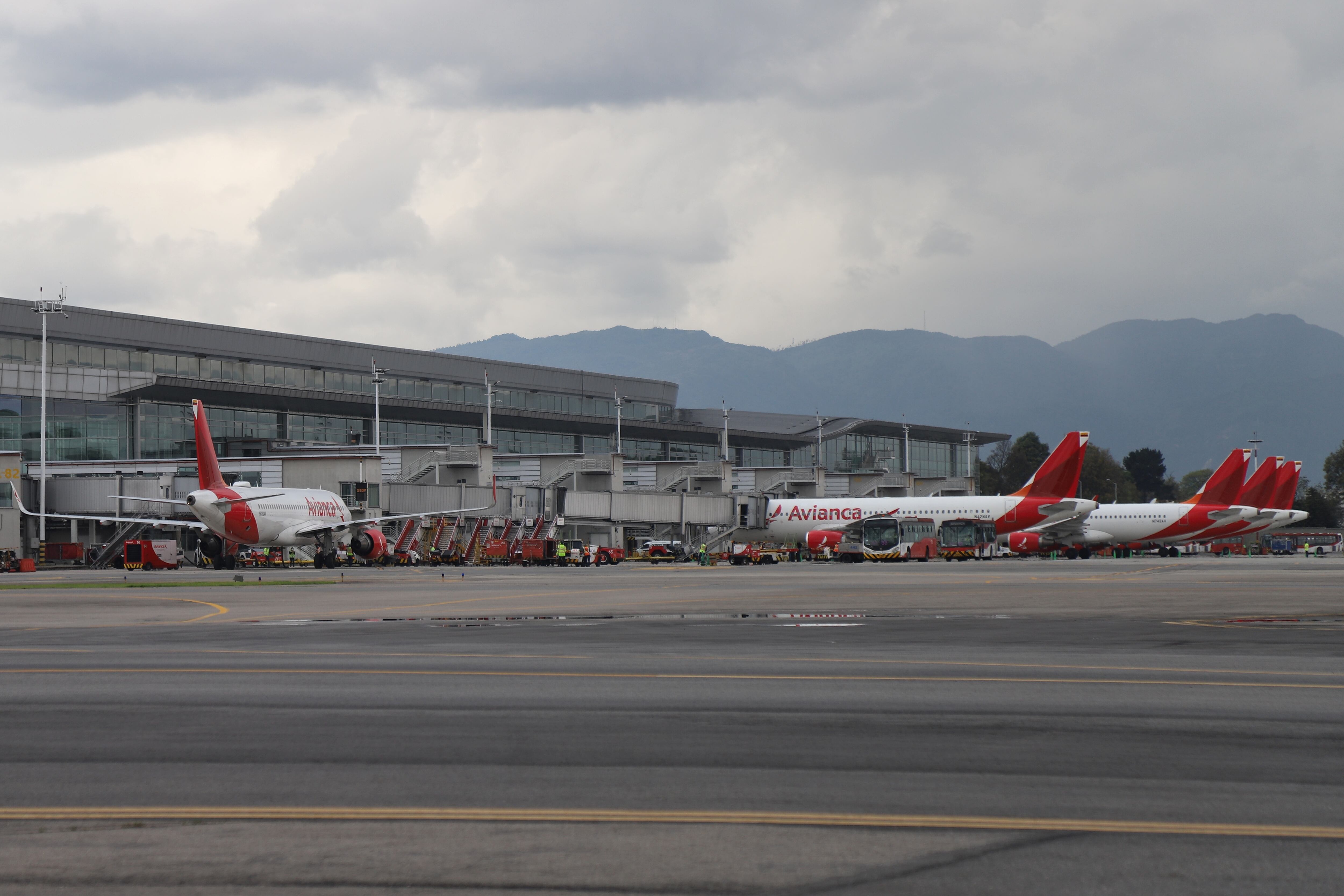 Aviones de Avianca, imagen de referencia. Foto: (Colprensa - Álvaro Tavera)