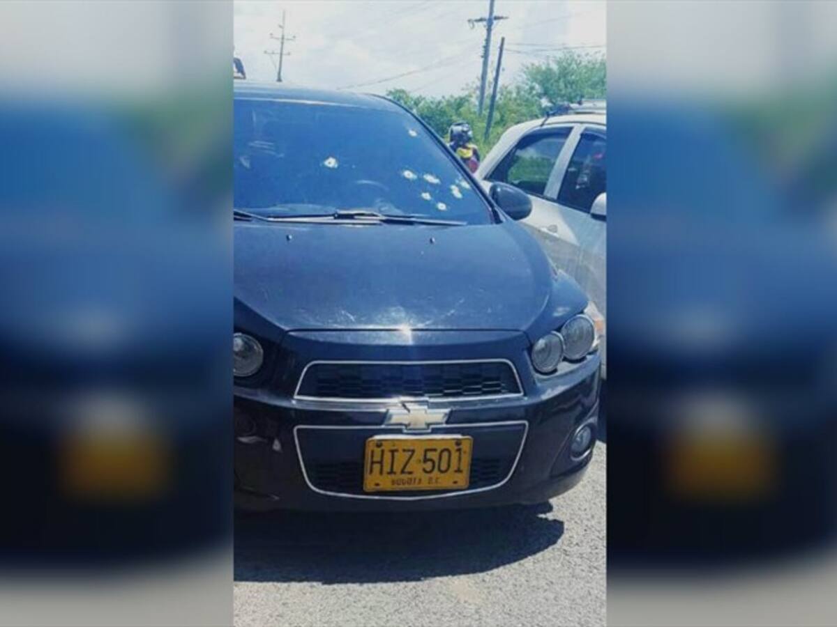 Conductor resultó herido tras atentado sicarial en la vía Cali–Candelaria