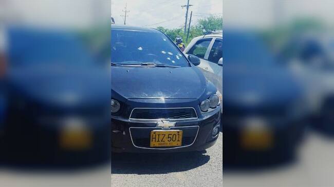 Dos sujetos que, al parecer, se movilizaban en una motocicleta, abordaron al conductor y le dispararon en repetidas ocasiones. Foto: Erika Rebolledo (W Radio)