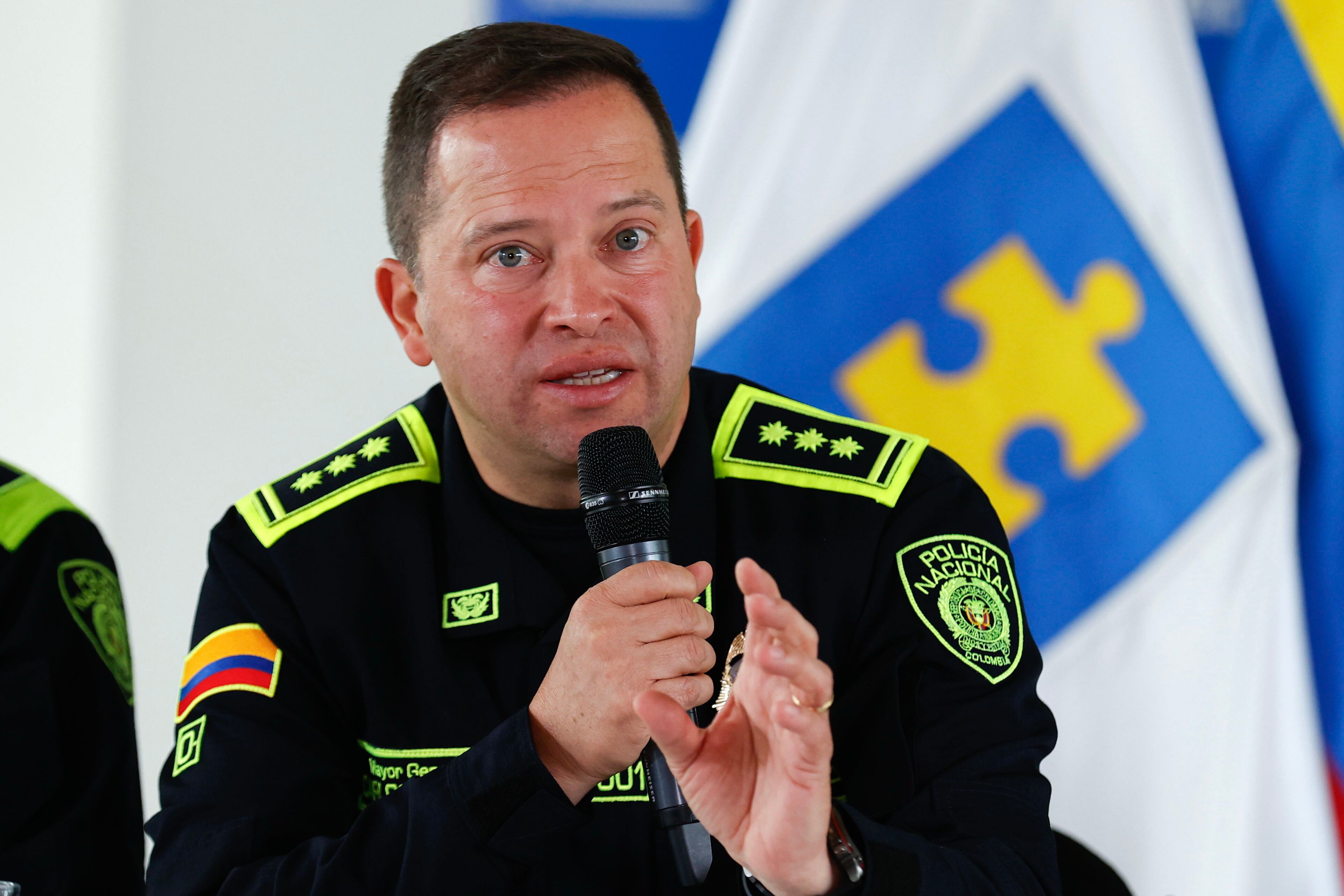 El director general de la Policía, Carlos Fernando Triana. EFE / Mauricio Dueñas Castañeda