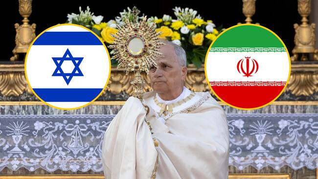 El papa León XIV pidió que se rechace “la lógica de prepotencia y venganza” entre Israel e Irán. Foto: EFE.