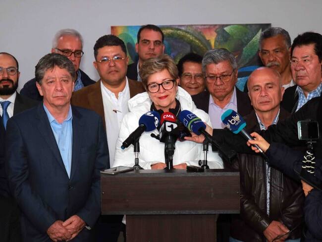 Mesa de concertación de la reforma pensional. Foto: Colprensa.