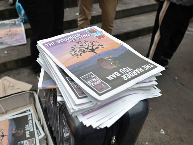 Apple Daily, el medio de oposición en Hong Kong, cerró sus puertas