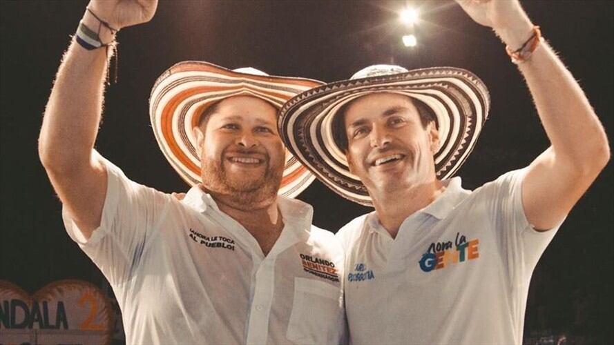 Carlos Ordosgoitía ganó la Alcaldía de Montería y Orlando Benítez la Gobernación de Córdoba. Foto: