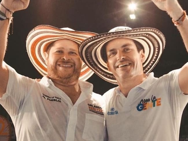 Carlos Ordosgoitía ganó la Alcaldía de Montería y Orlando Benítez la Gobernación de Córdoba. Foto: