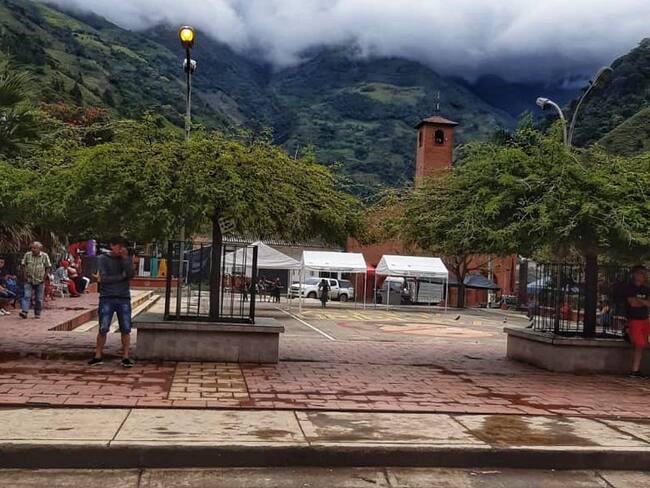 En el corregimiento de Puerto Rico se enfrentan hace más de 20 días las disidencias de las Farc. Crédito: Colprensa.