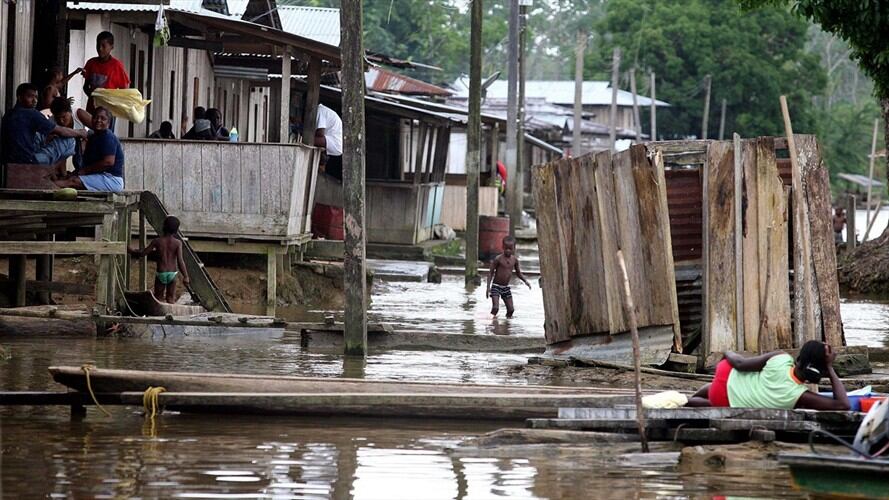 Daños en viviendas y en cultivos de más de 700 personas en Chocó. Foto de referncia: Colprensa