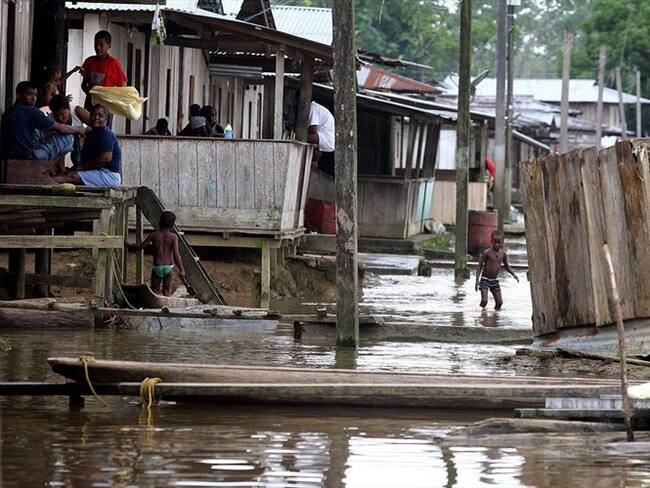 Daños en viviendas y en cultivos de más de 700 personas en Chocó. Foto de referncia: Colprensa