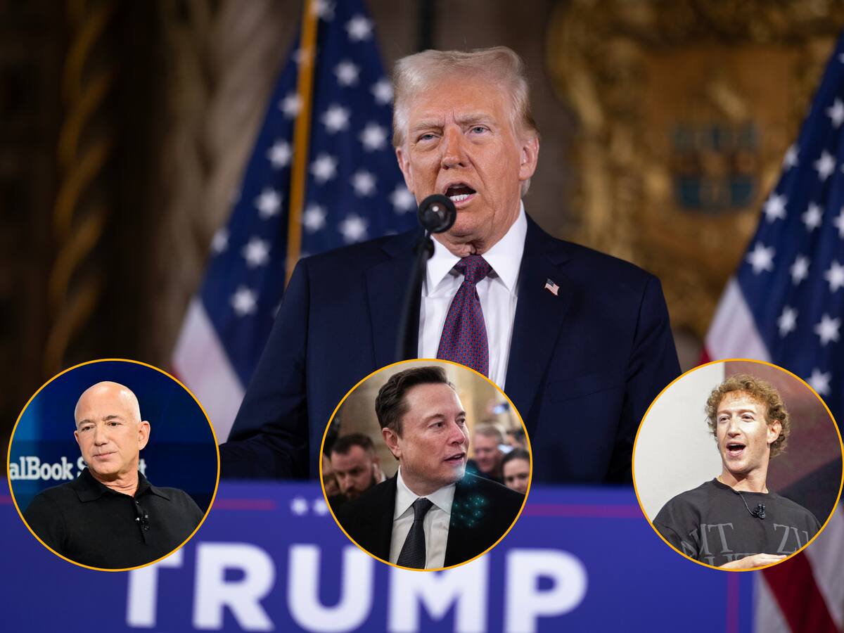 Elon Musk, Jeff Bezos y Mark Zuckerberg estarán presentes en el acto de posesión de Donald Trump