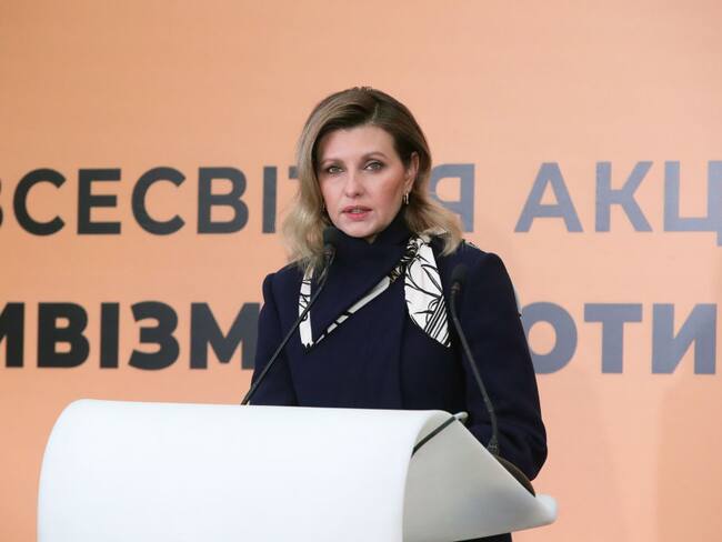Leyenda W: El nombre de Olena Zelenska, la primera dama de Ucrania,  ha cobrado visibilidad y una influencia inusitada