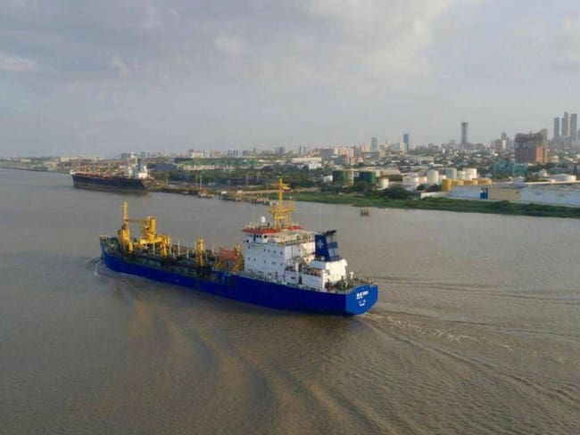 Se busca garantizar las condiciones de navegabilidad en el Río Magdalena. Foto: Dimar.