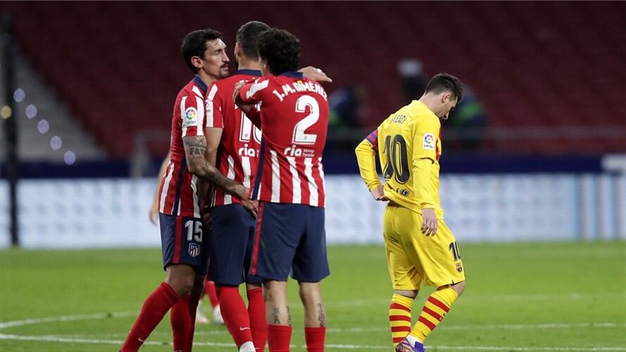 Atlético de Madrid venció al Barcelona. Foto: Getty Images