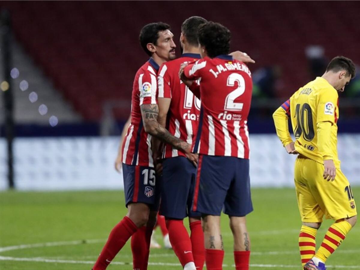 Video: Atlético de Madrid venció al Barcelona y se ubicó en los más alto de LaLiga