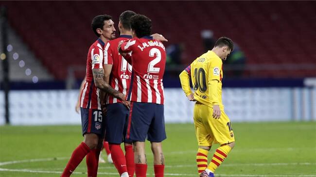 Atlético de Madrid venció al Barcelona. Foto: Getty Images