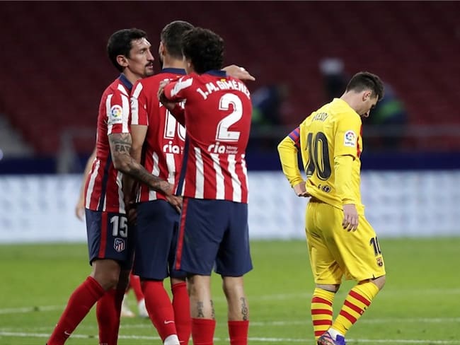 Atlético de Madrid venció al Barcelona. Foto: Getty Images