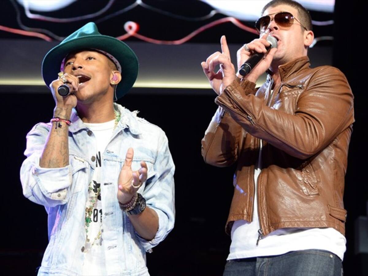Pharrell Williams y Robin Thicke tendrán que pagar 5 millones dólares por plagio