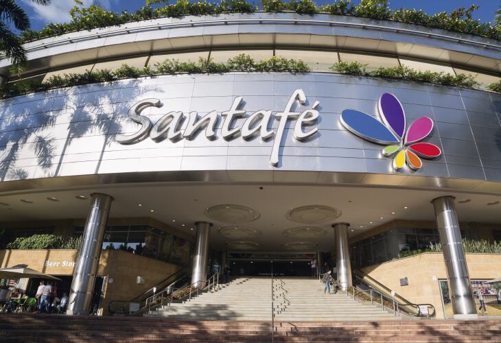 Centro Comercial Santafé Medellín. Foto: Centro Comercial Santafé Medellín.