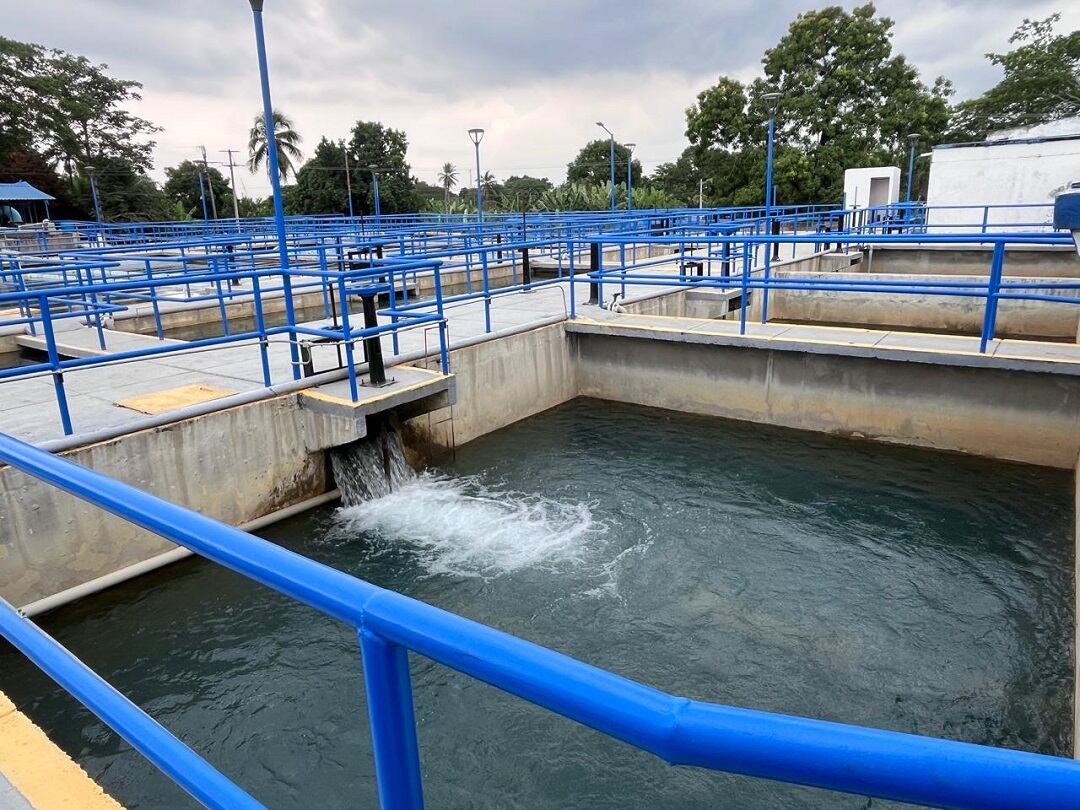 Planta de agua de Aqualia. / Foto: Aqualia.