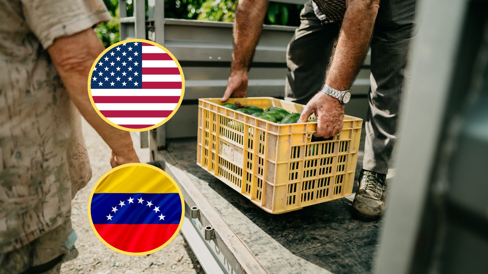 Referencia de envío de comida. Estados Unidos. Venezuela. Fotos: Getty Images.