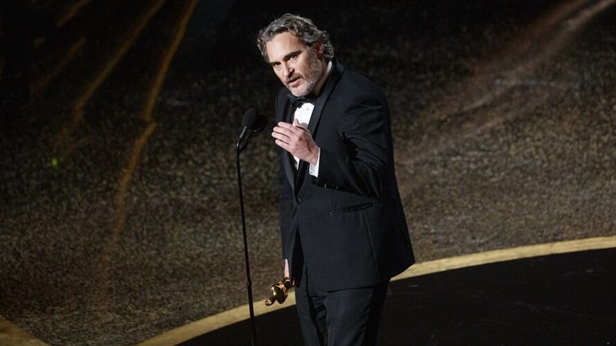 El discurso de un transgresor: Joaquin Phoenix y su llamado de atención en los Oscars. Foto: Getty Images