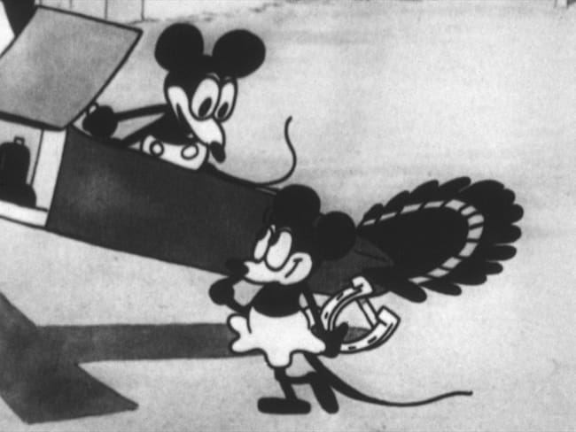 Mickey Mouse. Foto: Mickey_PlaneCrazy_1929_A: © 1929 Disney