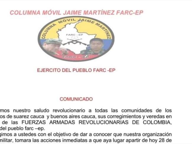 Denuncian amenazas contra los alcaldes de Suárez y Buenos Aires, Cauca