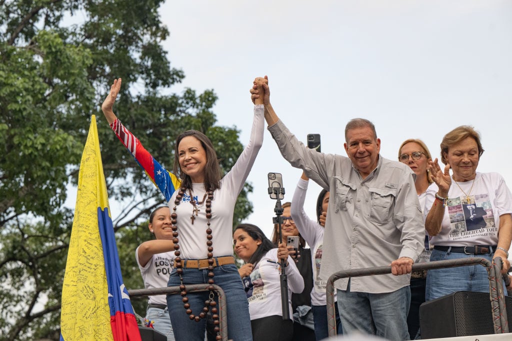 María Corina Machado aseguró que el “nuevo presidente electo” es Edmundo González Urrutia