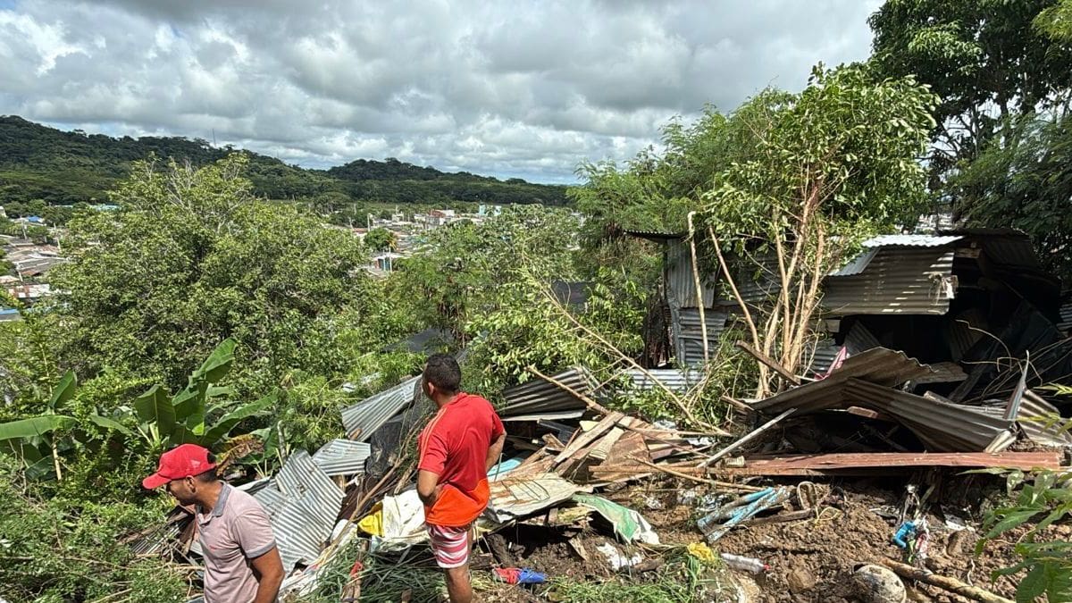 Deslizamientos de tierra afectaron más de 30 casas en el sur de Montería