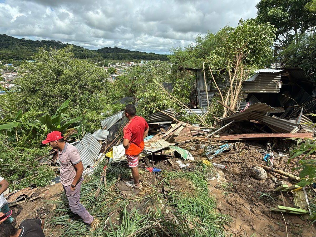 Deslizamientos de tierra afectaron más de 30 casas en el sur de Montería