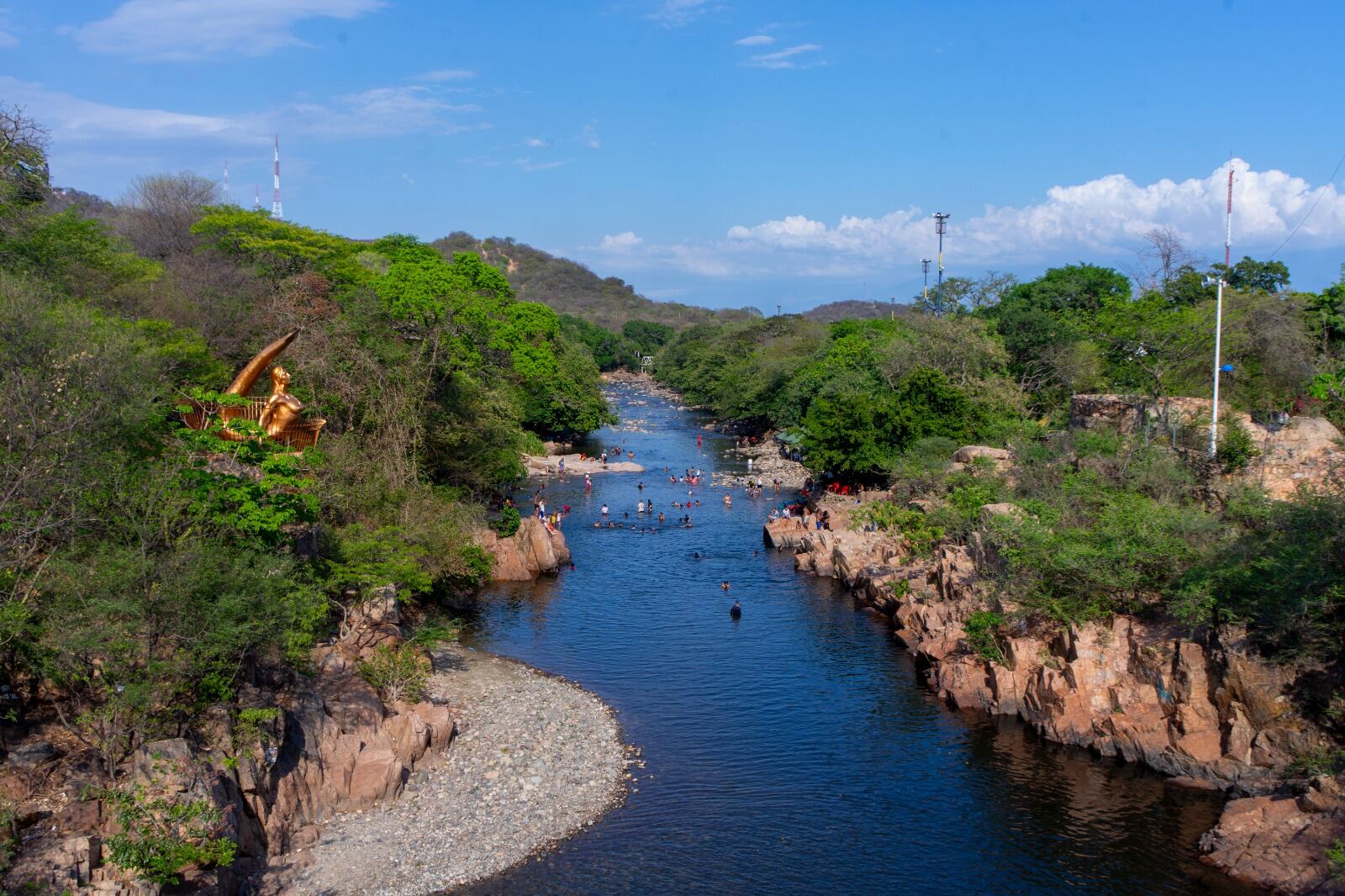 Imagen del Río Guatapurí, ubicado en Valledupar, Cesar, solicitada por la familia de Nelson Algarín. (Unidad para las Víctimas)