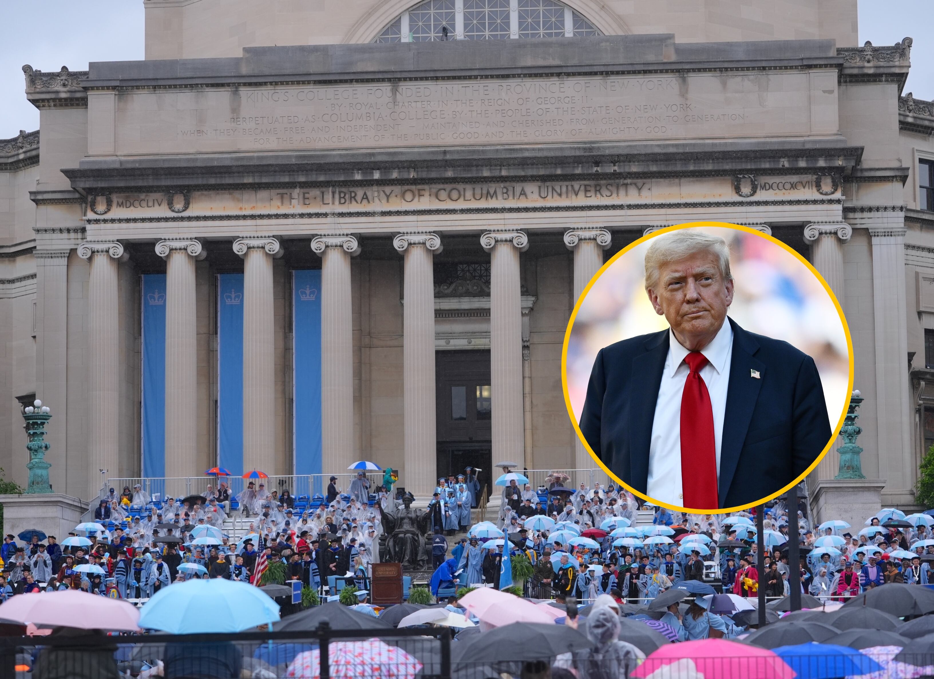 Discurso en Universidad de Columbia. Foto: Selcuk Acar/Anadolu/Image Photo Agency/Getty Images.