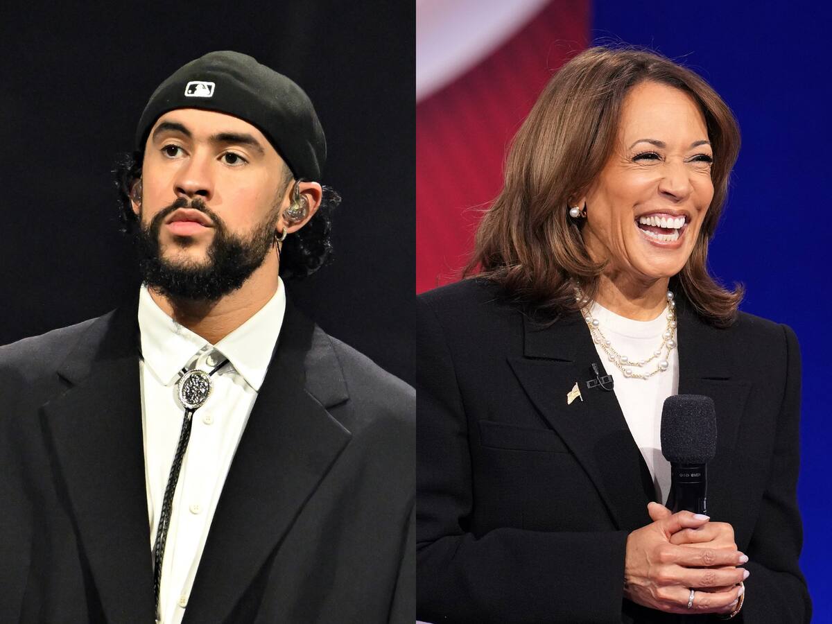 Bad Bunny mostró su apoyo a Kamala Harris y recordó el mal trato de Trump a Puerto Rico