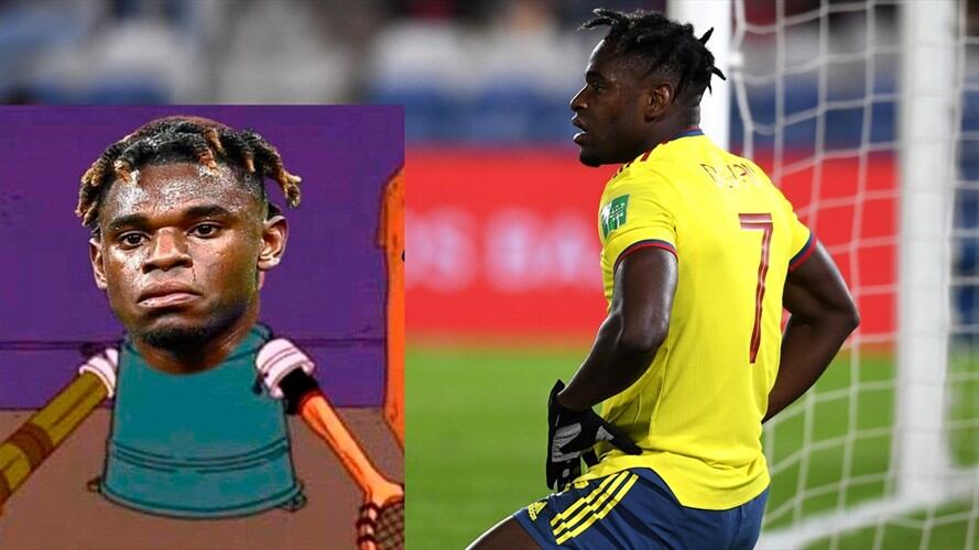 Duván Zapata. Foto: Getty Images / Memes contra Duván Zapata