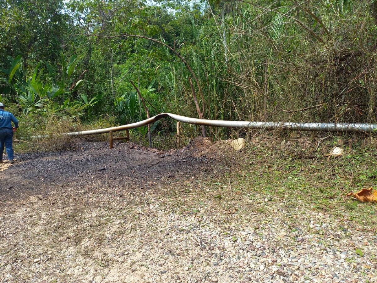 Patrullaje del Ejército en Barrancabermeja tras atentado a Ecopetrol