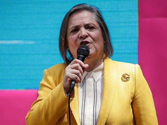 Clára López, ministra de Trabajo. Foto: Colprensa