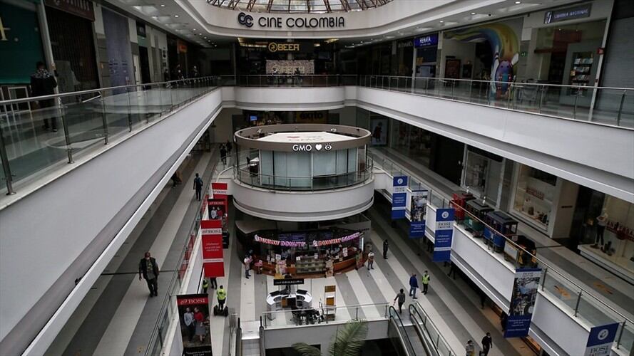 22 centros comerciales de Bogotá vienen trabajando en los protocolos de bioseguridad para poder abrir sus puertas. Foto: Colprensa