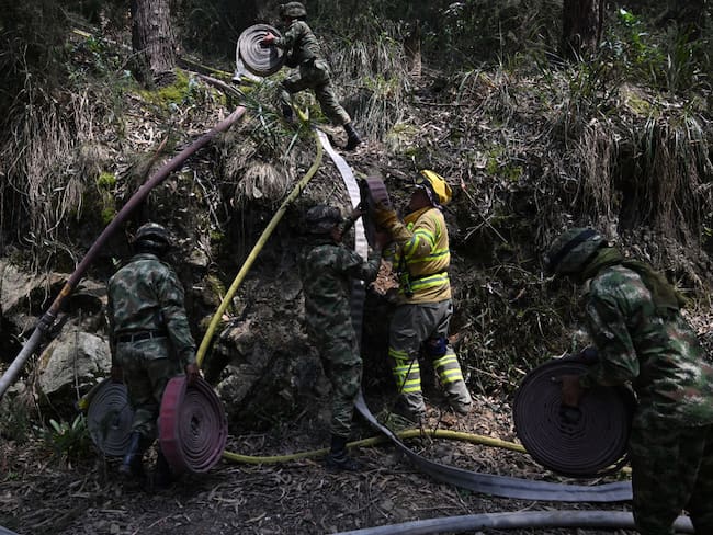 Incendios en Colombia. Foto: Getty Images.