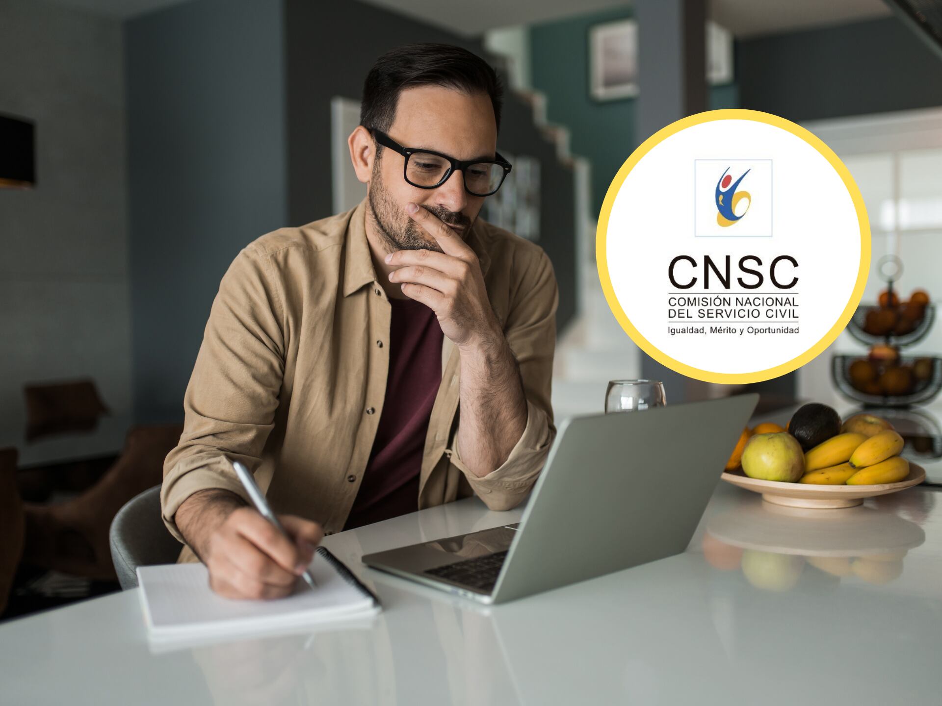 Imagen de referencia y logo del CNSC. Fotos: Getty Images / redes sociales