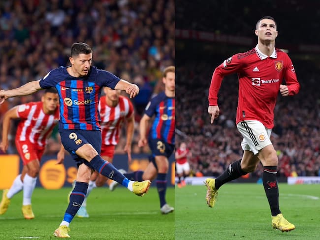 Lewandowsky y Cristiano Ronaldo. Foto: Getty Images