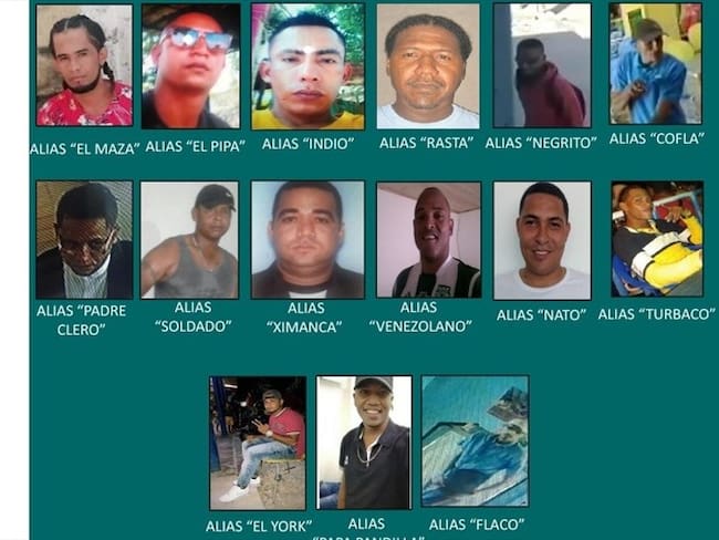 Estas son las personas más buscadas en Cartagena. Foto: Cortesía