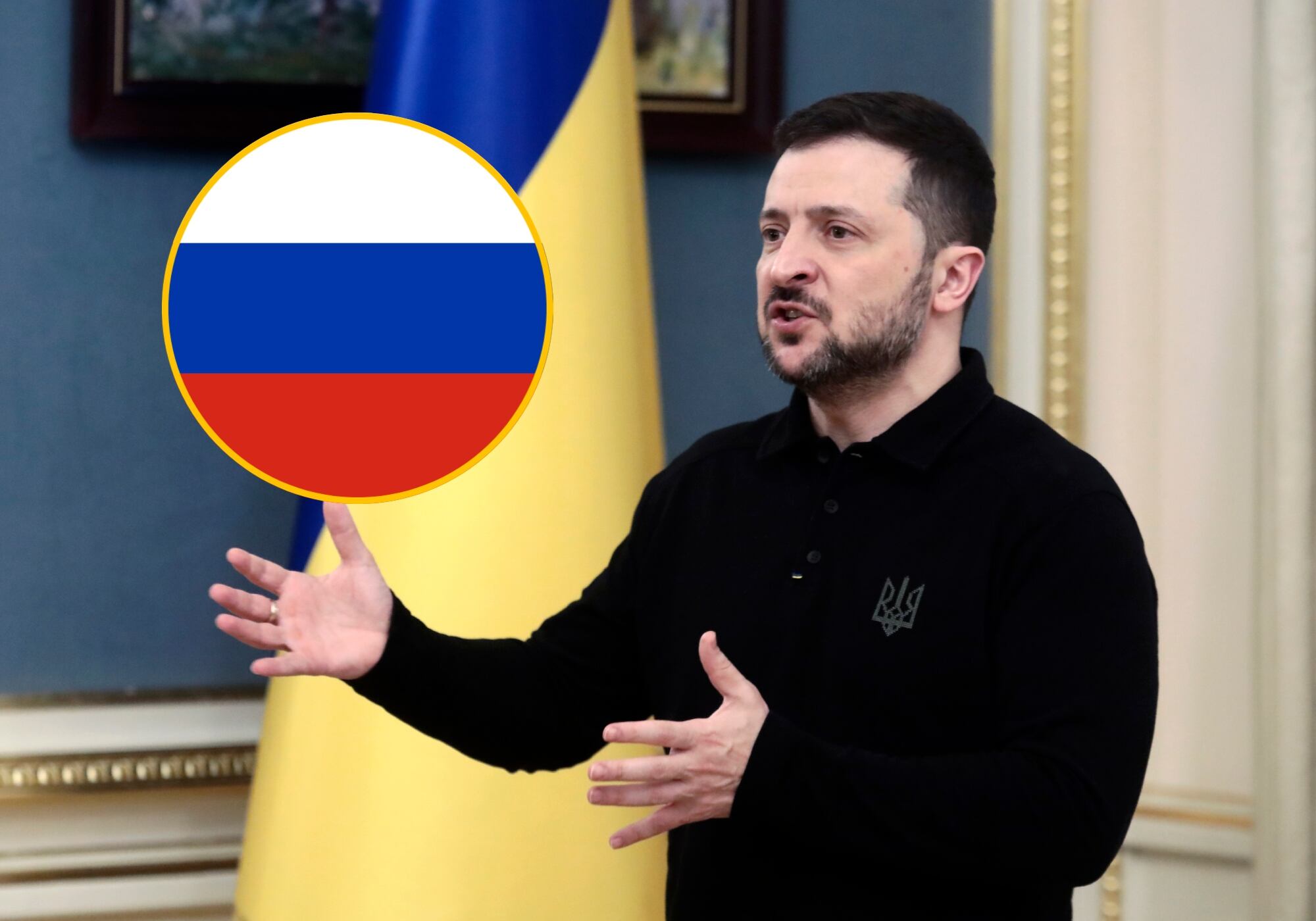 Sanciones de Trump podrían costarle a Rusia 5.000 millones de dólares al mes: Volodímir Zelenski. Foto: EFE.