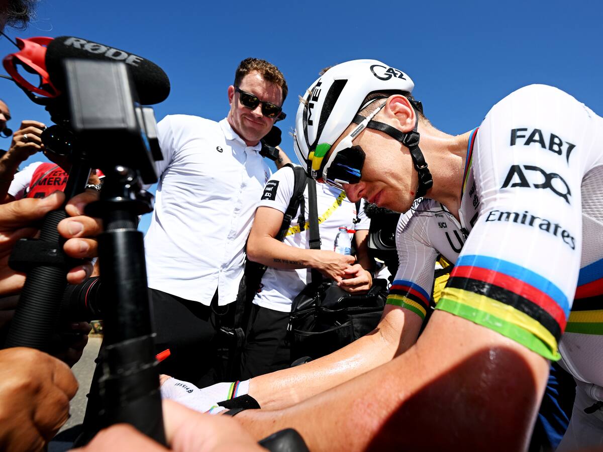 “Nuestros planes cambian”: Tadej Pogacar lamentó la retirada de Joao Almeida