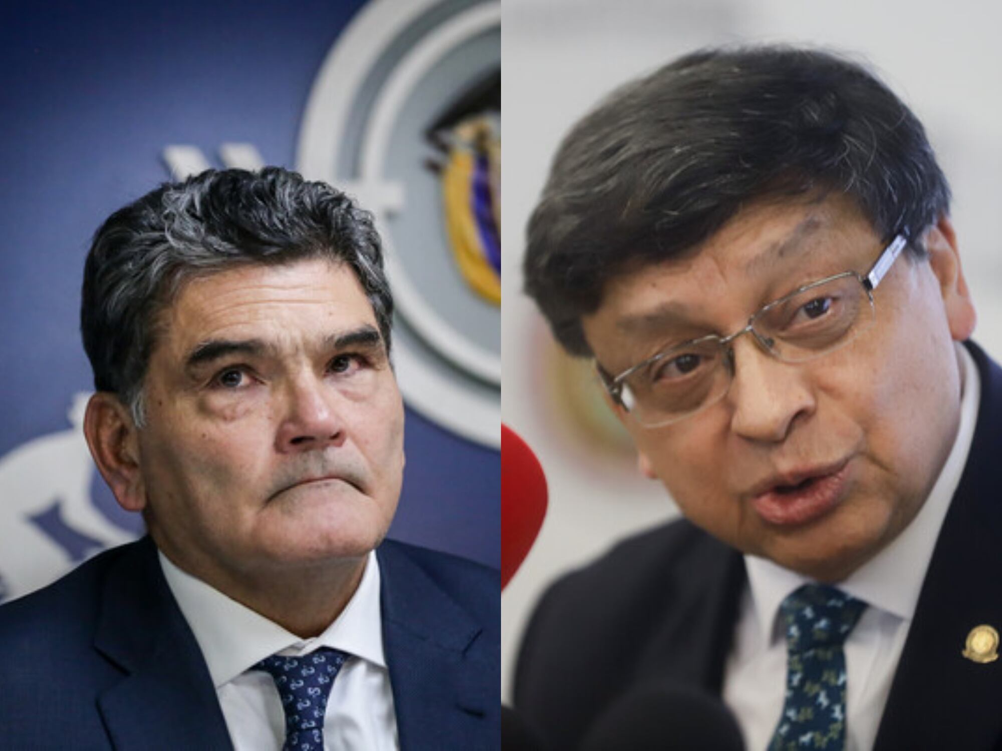 Gregorio Eljach y Jorge Ibáñez. Fotos: Colprensa.