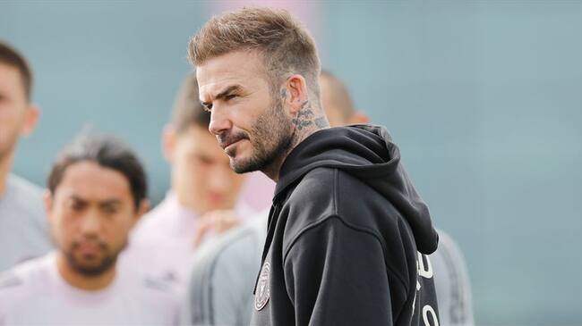 David Beckham subasta la posibilidad de enfrentarlo en un partido. Foto: Getty Images